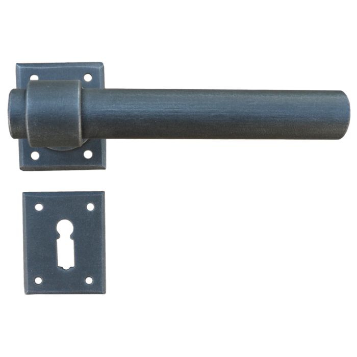 Maniglia Classica per Porta in ferro battuto Galbusera Art.1831 Nero Antico