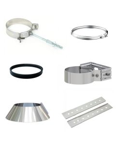 Accessori Tubo Canna Fumaria Accessorio Raccordo Uscita Fumi Stufa a Pellet