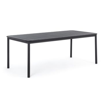 Tavolo in Alluninio Bizzotto Rodrigo 202x100cm Antracite WG21