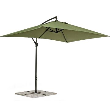 Ombrellone Con Struttura In Acciaio BIZZOTTO BRACCIO TEXAS 2x3 Olive