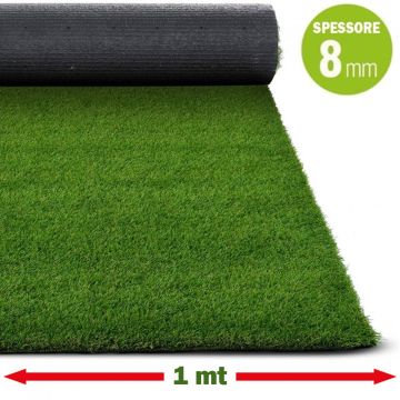 Prato Erboso Sintetico 8 mm Varie Misure Manto Erboso Larghezza 1 metro