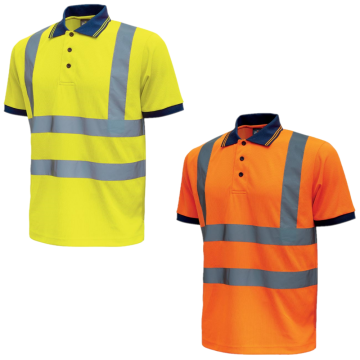 Polo Alta Visibilità Maniche Corte 3 Pz. U-Power NEON Catarifrangente