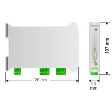 Convertitore Di Segnale OLIMPIA SPLENDID RTU-ASCII Per Linea MODBUS