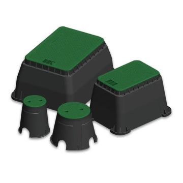 Pozzetto Ispezionabile Circolare 23,5 X H.23 Cm In Polietilene Con Coperchio