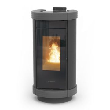 Termostufa a Pellet Idro 21,2 Kw THERMOROSSI DORICA Idra 21 Metalcolor