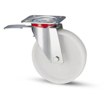 Ruota Girevole AVO con Supporto Girevole Con Freno 150x40