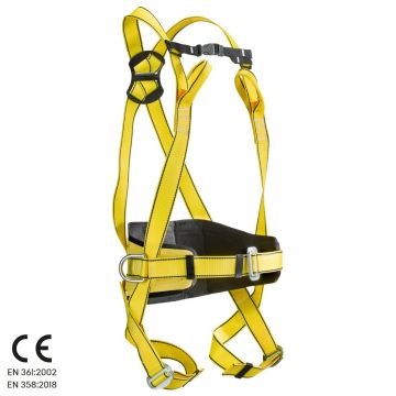 Imbracatura Lavoro Anticaduta NERI BASIC 5 Con Att. Dorsale e Sternale