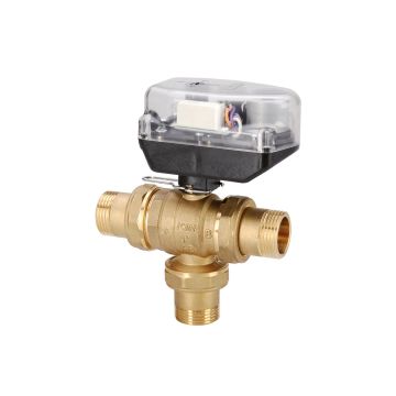 Valvola Di Zona 3/4" ICMA Art.343 Comando Motorizzato 3 Vie Completo 230V