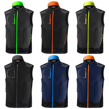 Gilet Tecnica Da Lavoro SPARCO ILLINOIS Smanicato Antivento Full Zip