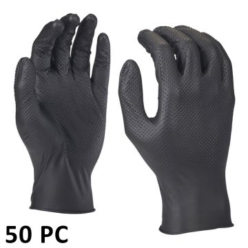 Guanti Monouso In Nitrile MILWAUKEE TG. 10/XL Conf. 50 Pezzi