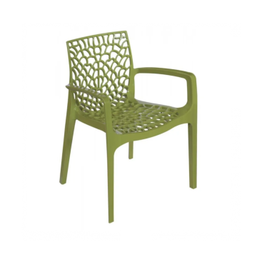Sedia Arredo Giardino GRANDSOLEIL GRUVYER Poltrona Verde