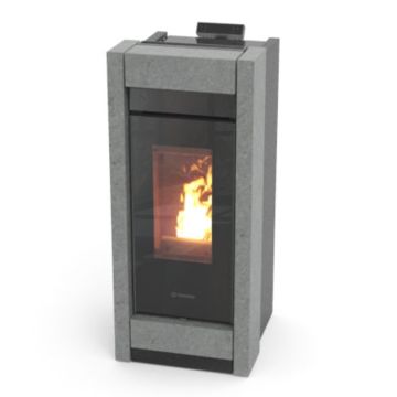 Termostufa a Pellet Idro 21,2 Kw THERMOROSSI ESSENZA Idra 21 Stone