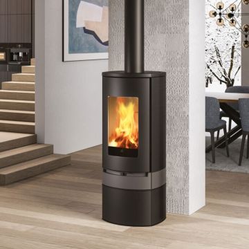 Stufa a Legna Canalizzabile 8,1 Kw EDILKAMIN CODE EVO ad Aria