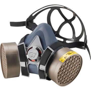 Maschera Professionale In Gomma Ipoallergenica NERI NEW MASK II