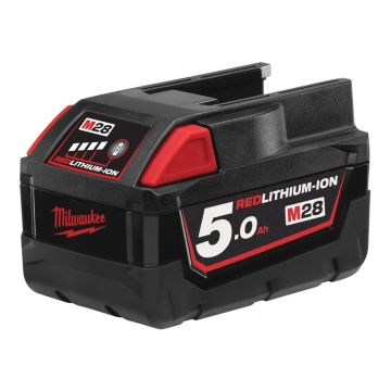 Batteria 28V Ricaricabile 5.0 Ah MILWAUKEE M28 B5 Redlithium 