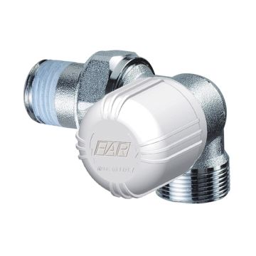 Valvola Termostatizzabile 3/8" FAR 1616 Ad Angolo Sinistro 
