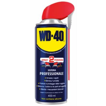 Bomboletta Spray 400ml Lubrificante Multifunzione WD-40 Sbloccante Multiuso