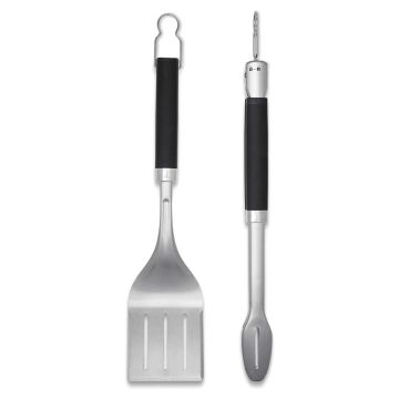 Kit Pinza e Paletta Per Barbecue WEBER PRECISION Spatola Acciaio Inox