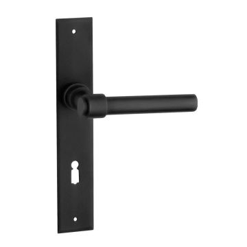 Maniglia per Porta in ferro battuto in stile industriale Galbusera Art.1830 Nero Antico