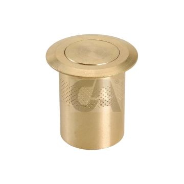 Pozzetto in Ottone Antipolvere COMBI ARIALDO con Molla Inox D.10