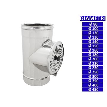 ALLINOX Modulo Di Compensazione Canna Fumaria Acciaio Inox