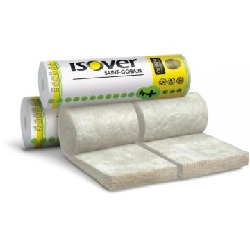 Lana Di Vetro ISOVER PAR 4+ Isolamento Termico Acustico 45-70mm Pareti Soffitto