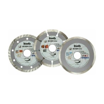 Set Dischi Diamantati KWB D.115 mm Universali Pz 3