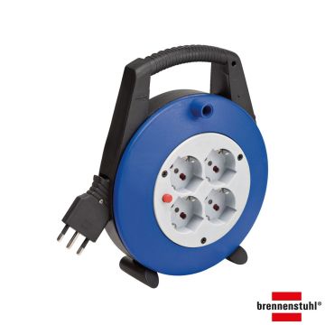 Prolunga Elettrica Brennenstuhl 15 Mt Avvolgicavo Antiurto 4 Prese 