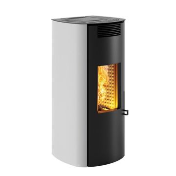 Stufa a Pellet Ventilata Canalizzata 9 Kw MONTEGRAPPA BOMA EVO NXS EVO Ermetica