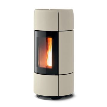 Stufa a Pellet ad Aria Canalizzata 8,1 Kw MCZ CURVE Comfort Air 8 M2 Rivestimento Ceramica