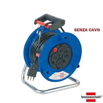 Avvolgicavo Elettrico Professionale Vuoto Brennenstuhl 4 Prese Coperte