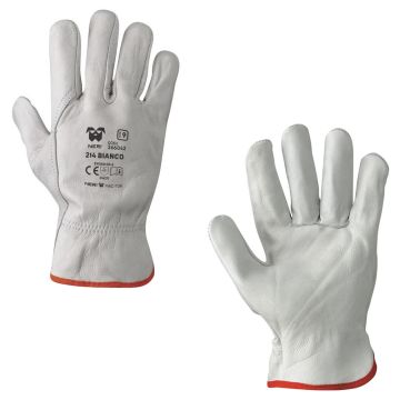 Guanti Da Lavoro In Fiore Di Bovino NERI 214 TOP