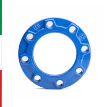 Flangia Libera In Alluminio PN 10/16 Per Tubature Con Rivestimento Epossidico