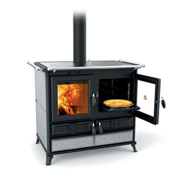 Cucina a Legna 12,1 Kw THERMOROSSI VIOLA Evo Stone Con Forno