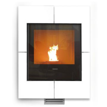 Termocamino a Pellet  24,7 Kw THERMOROSSI INSERT Idra Maxi