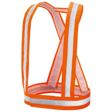 Bretelle Da Lavoro Fluo Ad Alta Visibilità In Tessuto