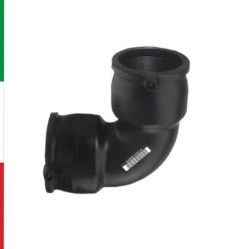 Raccordo Elettrosaldabile PN16 Gomito 90° Per Acqua Potabile
