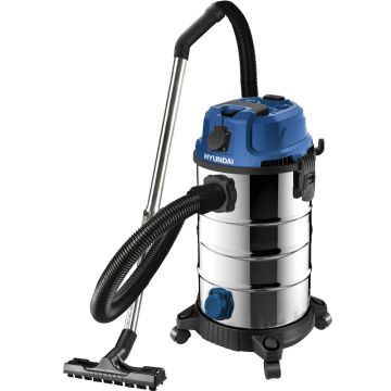 Aspiratore Solidi-Liquidi HYUNDAI 45027 Aspirapolvere 1400W Acciaio Inox