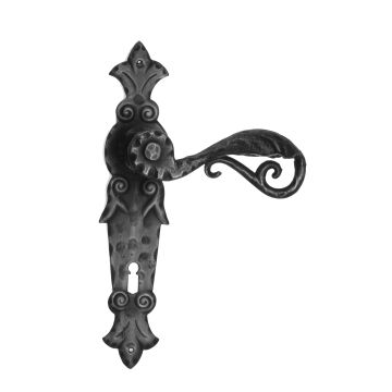 Maniglia in ferro Porta battuto Galbusera Art.505 Nero Antico 