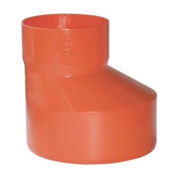 Aumento Conico Eccentrico D. 110/125 mm F/M In PVC