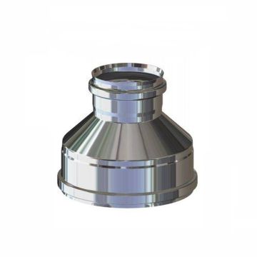 Riduzione Deflussata F/F Da 80 a 300 mm Maggiorazione Canna Fumaria