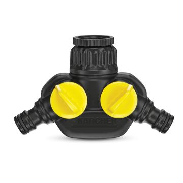 Presa Rubinetto A 2 Uscite Indipendente KARCHER  Irrigazione Giardino