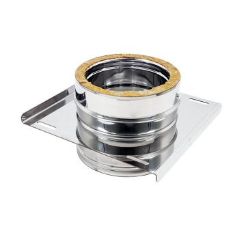 Piastra Intermedia Doppia Parete D.80-130 Canna Fumaria Doppia Parete