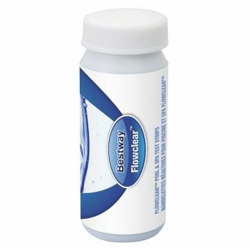 Strisce Test 3 Funzioni Cloro-Ph-Alcalinità Acqua Piscina 50 Pz BESTWAY 58142