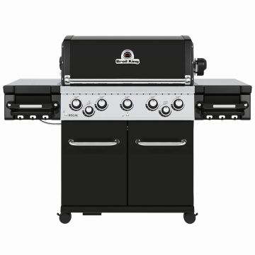 Barbecue Gas/Metano Professionale BROIL KING REGAL 590 Nero Con Girarrosto