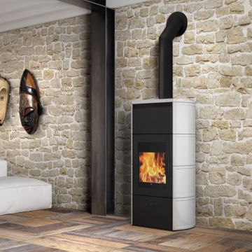 Termostufa a Legna Idro 14,2 Kw EDILKAMIN FLAMMA 14 Vaso Chiuso