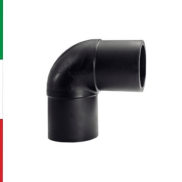 Raccordo Elettrosaldabile PN25 Gomito 90° SDR7.4 Per Acqua Potabile