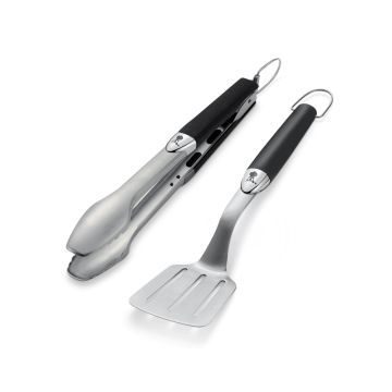 Set di 2 Utensili Premium Weber in Acciaio Inox Modello Piccolo
