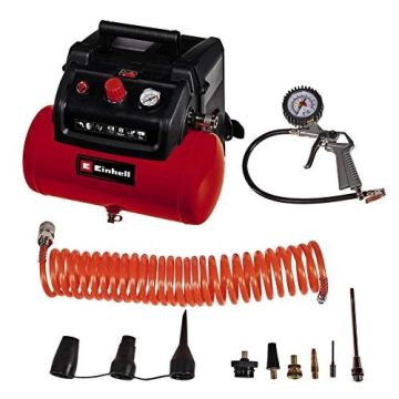 Compressore Portatile 8 Bar Kit EINHELL TC-AC 190/6/8 Con Accessori