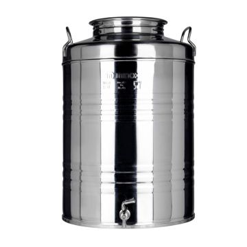 Fusto per Olio MINOX Acciaio Inox Lt 10 Contenitore